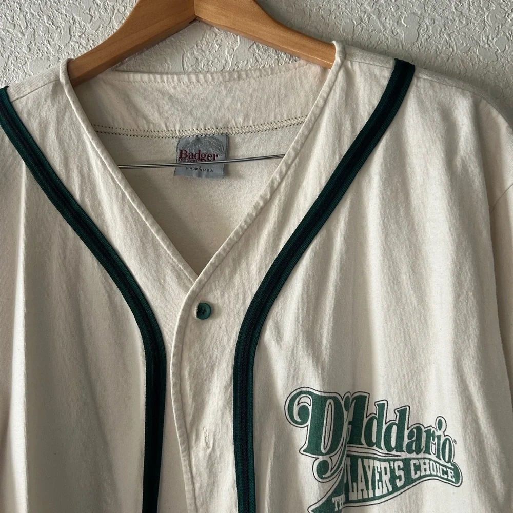 Vintage White and Green Jersey